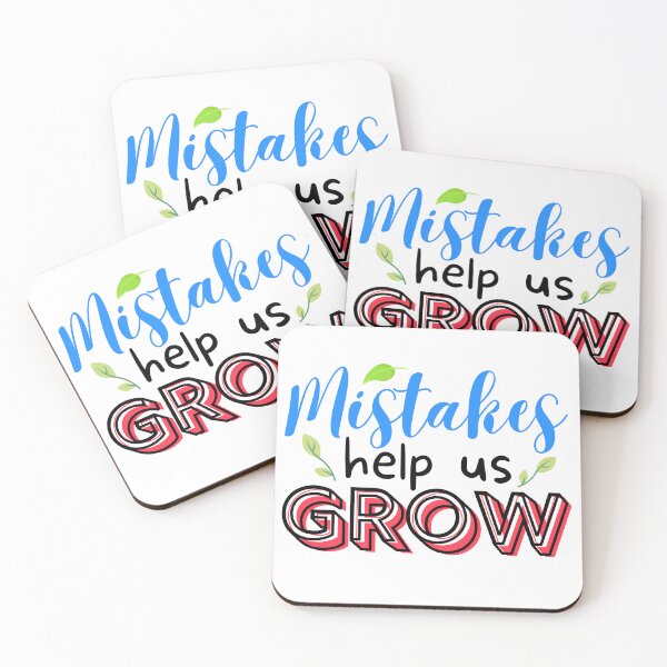 Item preview, Mistakes help us grow designed and sold by LahcenIqbi.
