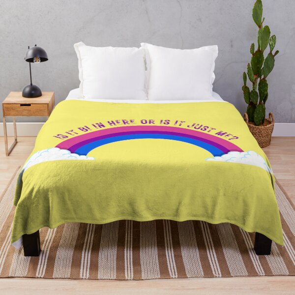 Item preview, Is It Bi In Here Or Is It Just Me Bisexual Rainbow In Yellow designed and sold by LuckyKermit.