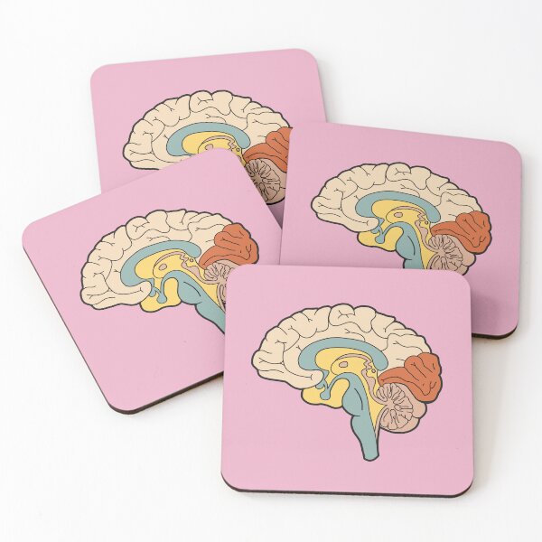 Item preview, Anatomical brain - vintage colors designed and sold by Preslava Genova.