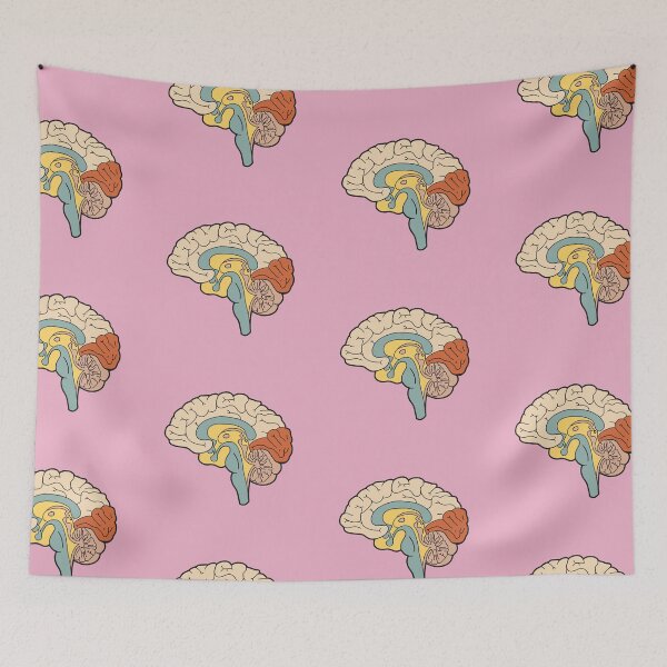Item preview, Anatomical brain - vintage colors designed and sold by Preslava Genova.