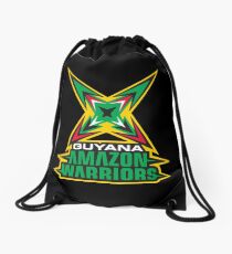 Guyana Amazon Warriors Cricket CPL T-shirt Drawstring Bag