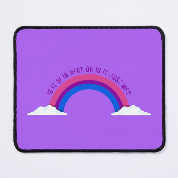 Item preview, Is It Bi In Here Or Is It Just Me Bisexual Rainbow In Purple designed and sold by LuckyKermit.