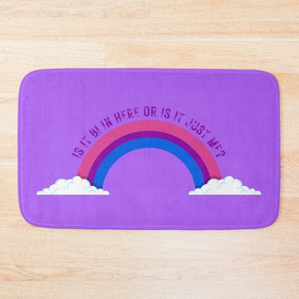 Item preview, Is It Bi In Here Or Is It Just Me Bisexual Rainbow In Purple designed and sold by LuckyKermit.
