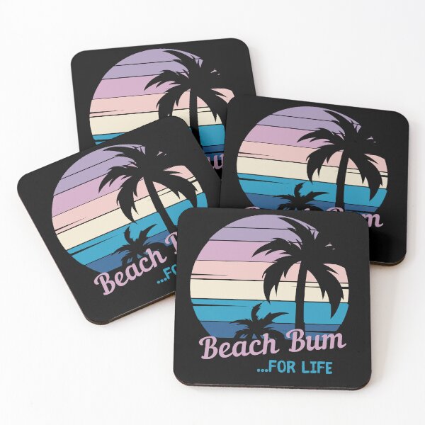 Item preview, Beach Bum For Life - Vintage Tropical Sunset, Beach Love, The Summer Vibes, Nothing Better, Vacation designed and sold by Sun Sand & Sea Art.