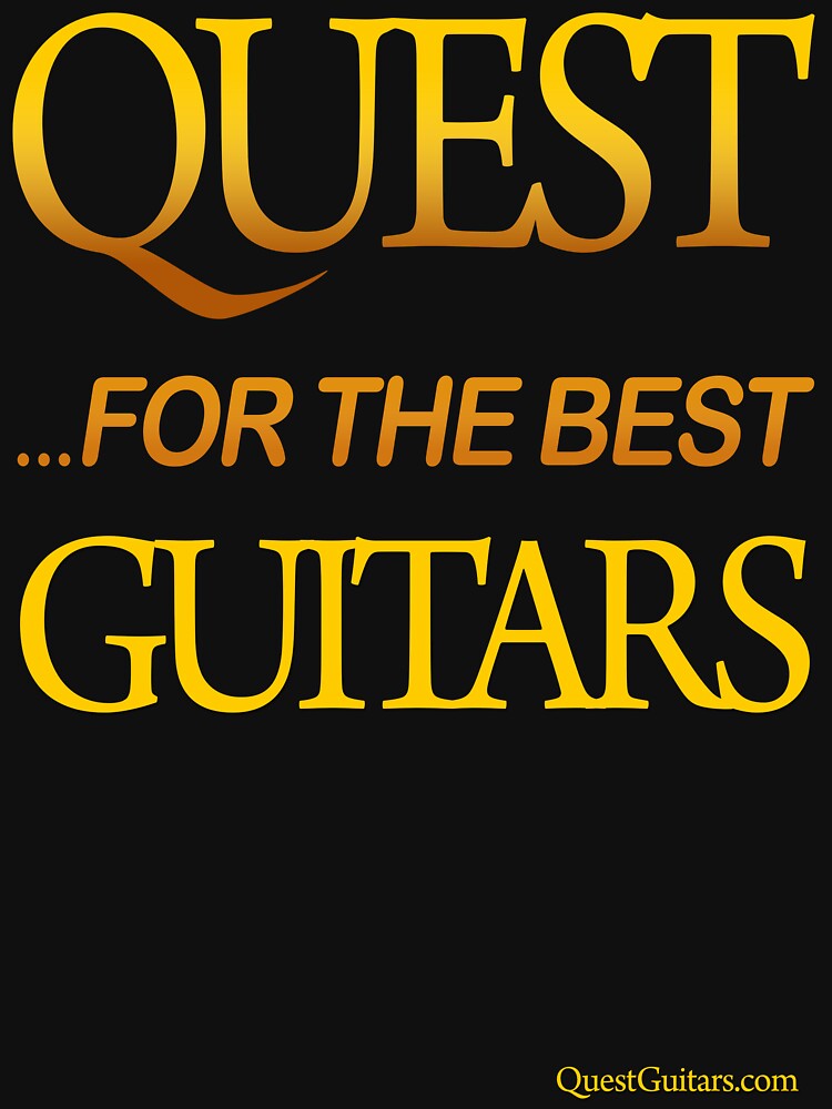 Thumbnail 7 of 7, Classic T-Shirt, Quest guitar logo (Q-2022-08) designed and sold by Regal-Music.