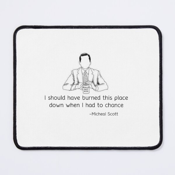 Item preview, Wise words from Micheal Scott designed and sold by Aybiko.