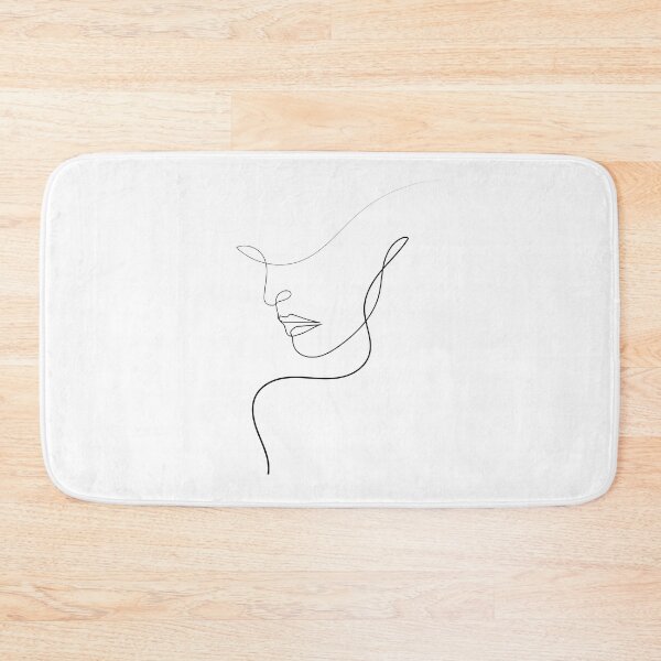 Item preview, Woman With Hat | One Line Artist | Minimal Art | One Line Art | Minimalist designed and sold by One-Line-Artist.