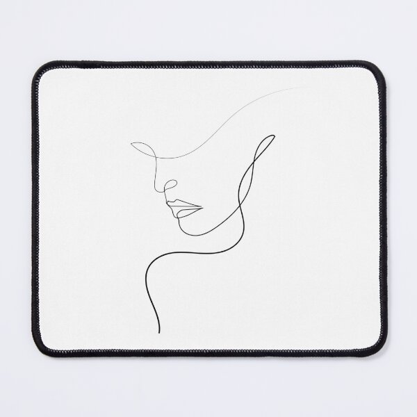 Item preview, Woman With Hat | One Line Artist | Minimal Art | One Line Art | Minimalist designed and sold by One-Line-Artist.