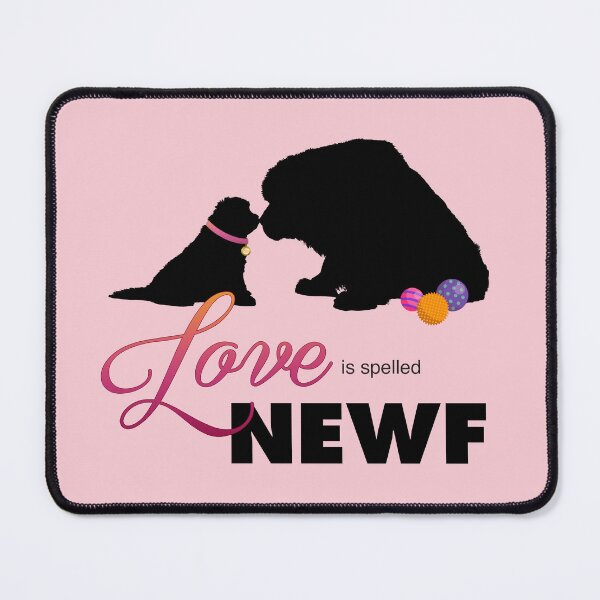 Item preview, Love is spelled NEWF designed and sold by Christine Mullis.