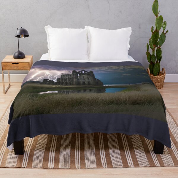 Item preview, Whitby Abbey Lightning Storm designed and sold by Alisonchambers2.