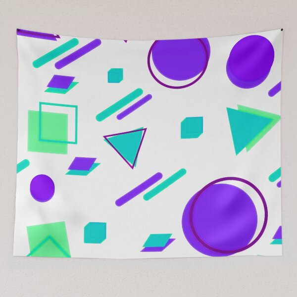 Item preview, Memphis Style Geometric designed and sold by TotallyRetroArt.