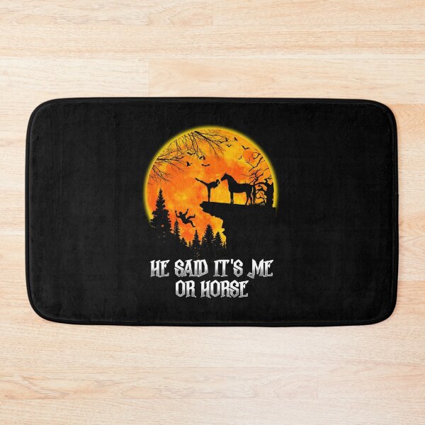 Item preview, He Said It's Me Or Horse halloween funny horse lover spooky  designed and sold by beckadamr.