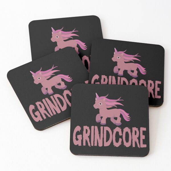 Artikelvorschau, GRINDCORE Unicorn Lustiges Design für Fans Harter Rockmusik entworfen und verkauft von ramiro.