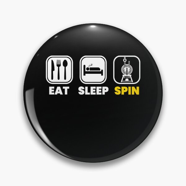Item preview, Eat Sleep Spinning Wheel designed and sold by MooonTees.