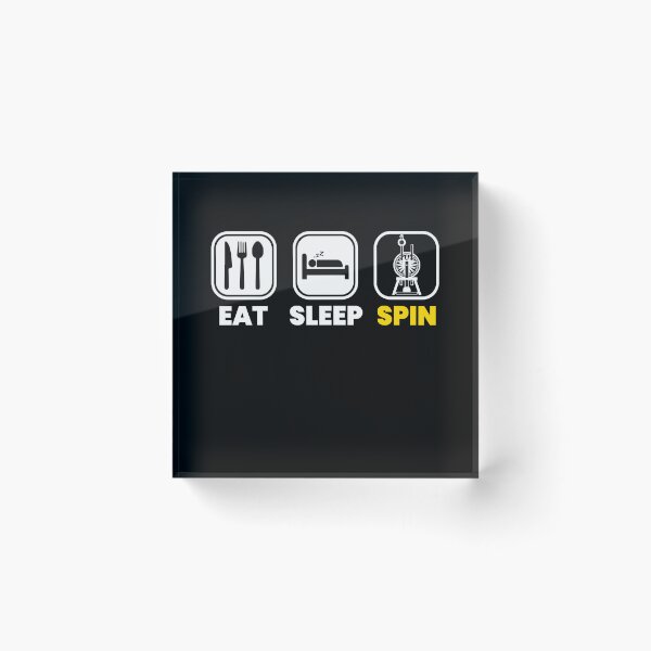 Item preview, Eat Sleep Spinning Wheel designed and sold by MooonTees.