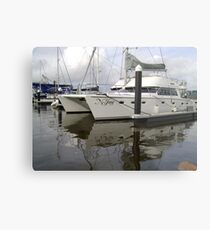 Twin-Hulled Cruiser Metal Print