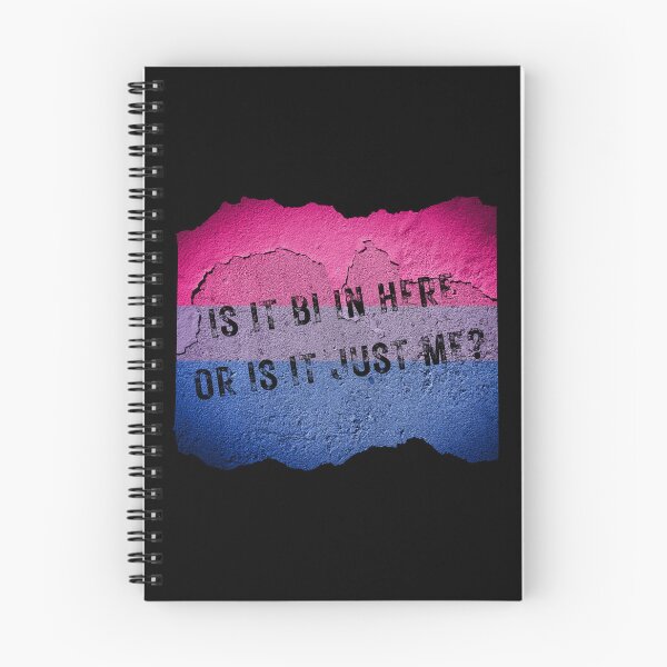 Item preview, Is It Bi In Here Or Is It Just Me Wall With The Bisexual Colors In Black designed and sold by LuckyKermit.