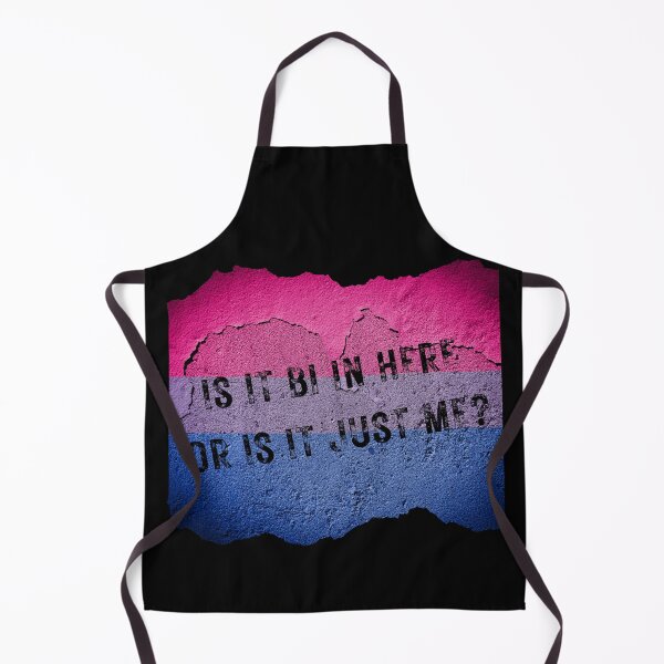 Item preview, Is It Bi In Here Or Is It Just Me Wall With The Bisexual Colors In Black designed and sold by LuckyKermit.