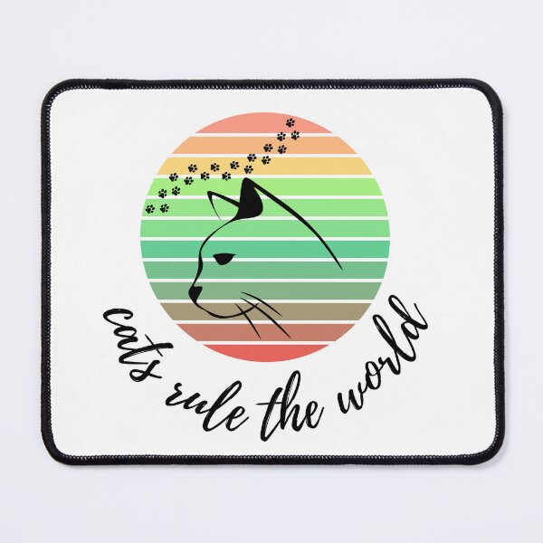 Item preview, retro cats rule the world designed and sold by JABASMED.