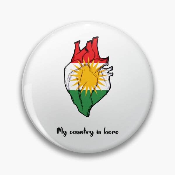 Item preview, Kurdistan flag on heart designed and sold by Kurdish T-shirt.