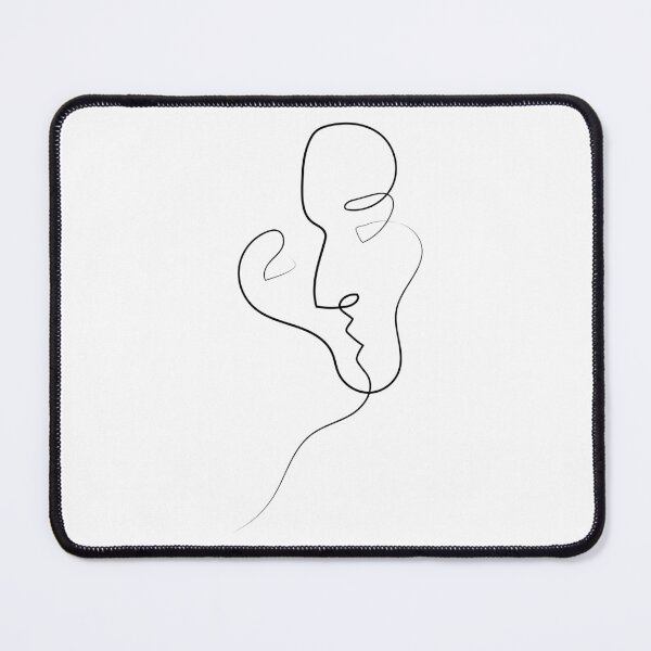 Item preview, Passionate Kiss One Line Art | One Line Artist | Minimal Art | One Line Art | Minimalist designed and sold by One-Line-Artist.