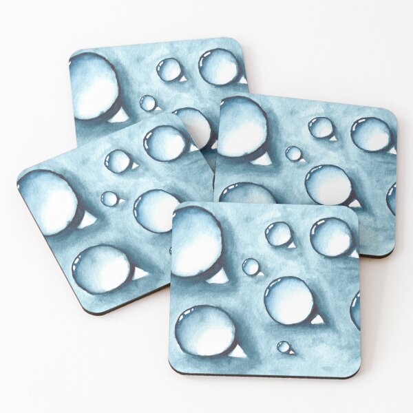 Item preview, Watercolor Water Drops designed and sold by storiedthreads.