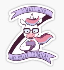 Always with my bullet journal Sticker