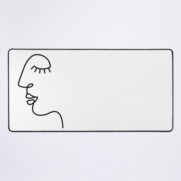 Item preview, Ethnic Woman One Line Art Modern Minimalism / white designed and sold by SoccaTamam.