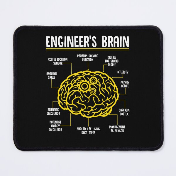 Item preview, Engineer's Brain Funny Engineering Games Process designed and sold by decentwearstore.