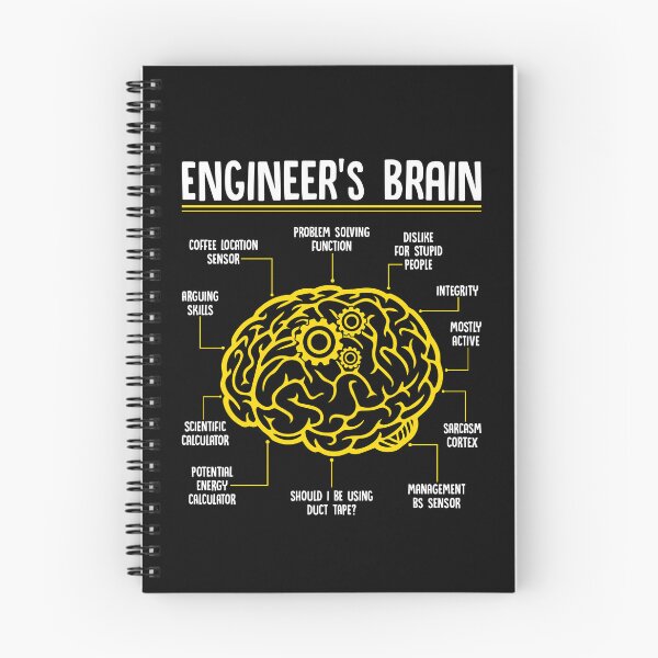 Item preview, Engineer's Brain Funny Engineering Games Process designed and sold by decentwearstore.