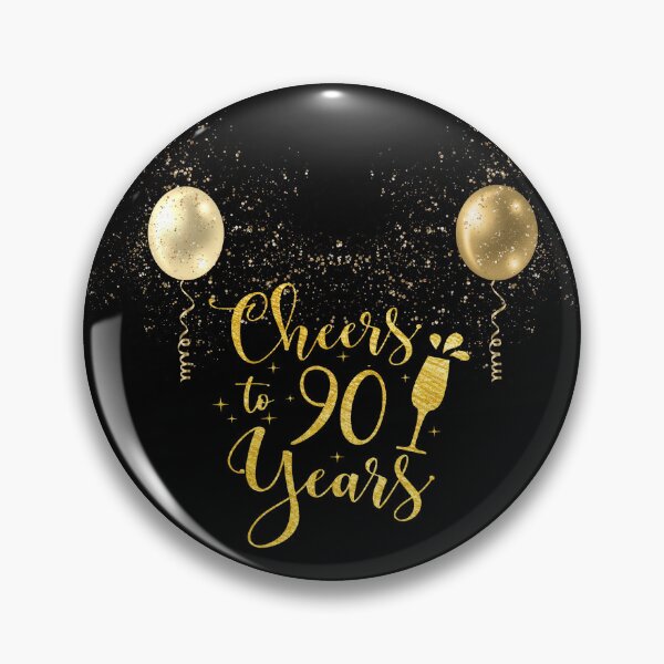 Item preview, Cheers to 90 Years | 90th Birthday Anniversary designed and sold by Karry-Pat.