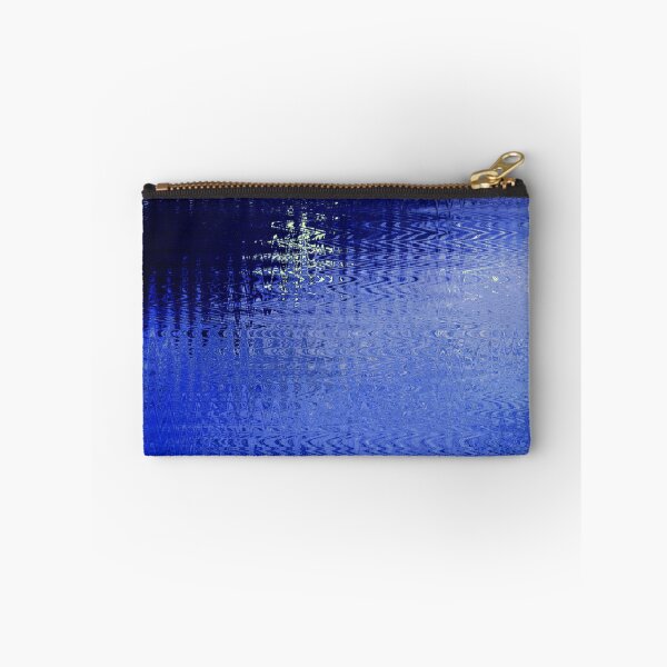 Item preview, Coastal Abstract Ocean Lines in Dark Blue Shades Water Aesthetic Reflection 3 of 4 designed and sold by Beachy.