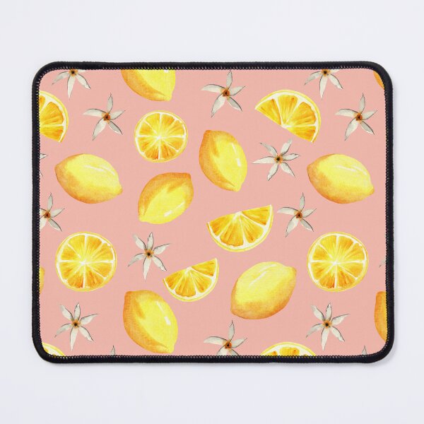 Item preview, Summer vibe only fresh juicy lemons pattern designed and sold by pinkyfish1010.