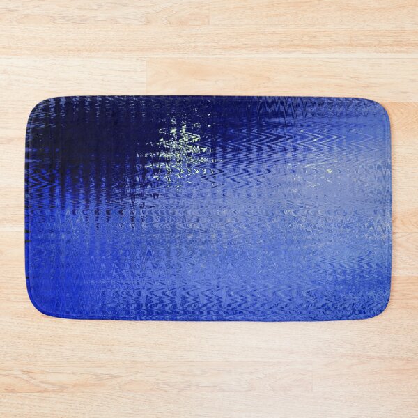 Item preview, Coastal Abstract Ocean Lines in Dark Blue Shades Water Aesthetic Reflection 3 of 4 designed and sold by Beachy.