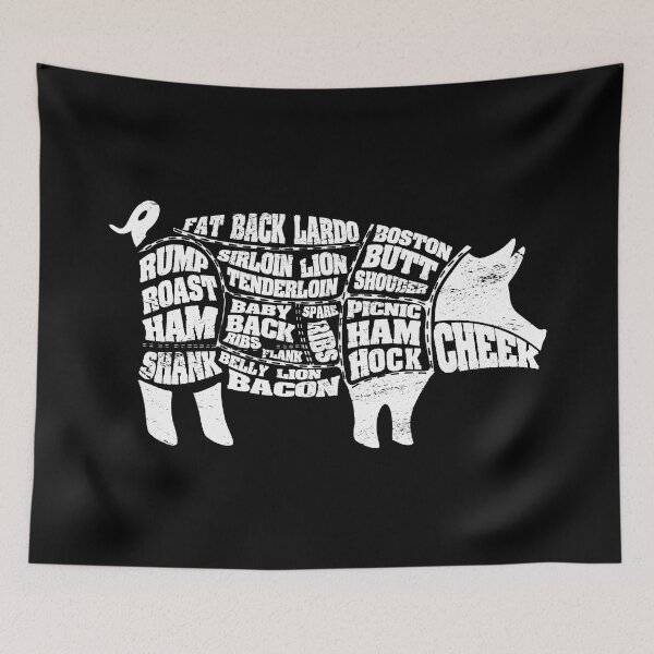 Item preview, Pork Meat Barbeque Party Grillmaster Grilling BBQ Smoker designed and sold by haselshirt.