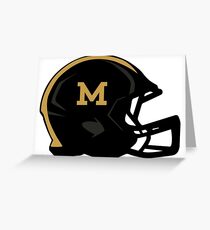 Mizzou Football Helmet Greeting Card