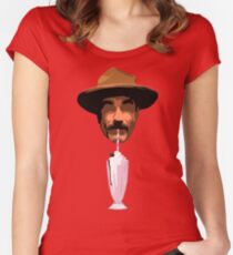 There Will Be Blood - Oil Milkshake Women's Fitted Scoop T-Shirt