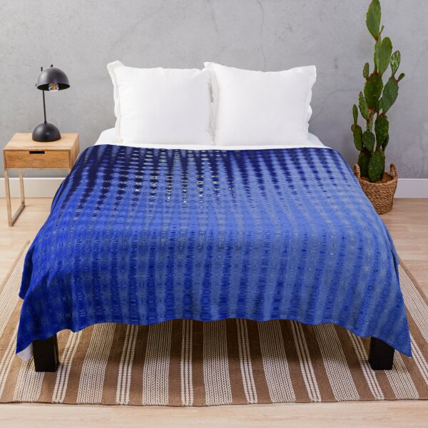 Item preview, Coastal Abstract Ocean Lines in Dark Blue Shades Water Aesthetic Reflection 4 of 4 designed and sold by Beachy.