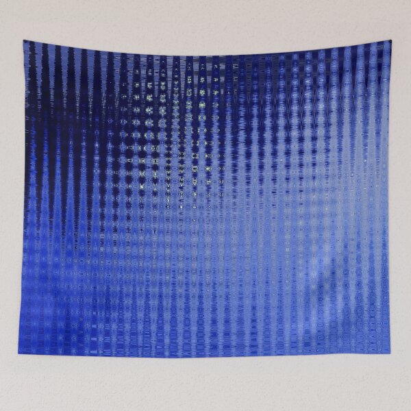 Item preview, Coastal Abstract Ocean Lines in Dark Blue Shades Water Aesthetic Reflection 4 of 4 designed and sold by Beachy.