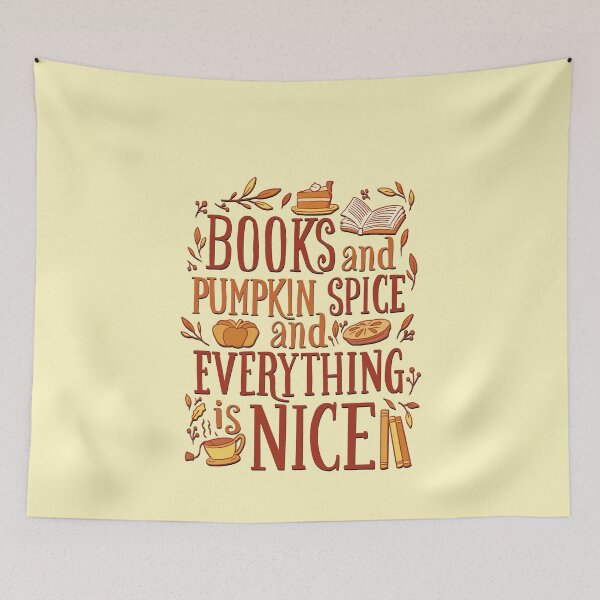 Item preview, Books And Pumpkin Spice And Everything Nice! | Autumn Vibes | It’s Fall Y’all  designed and sold by MJDezigns.