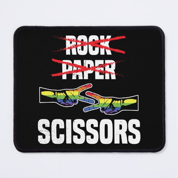 Item preview, Womens Rock Paper Scissors Funny Lgbt Pride Parade Lesbian designed and sold by haselshirt.