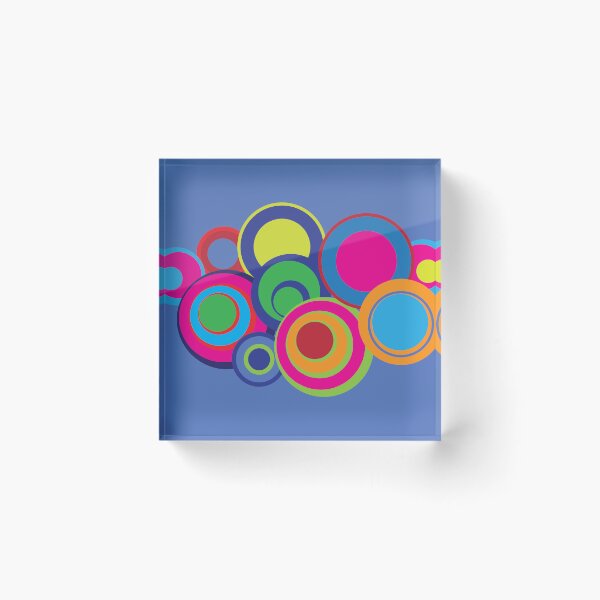 Artikelvorschau, Vintage 1970er Jahre bunte Kugeln Cluster abstrakte Kunst entworfen und verkauft von Anna Lemos.