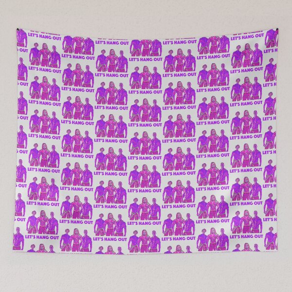 Item preview, LET'S HANG OUT (Dudes Violet Collection) designed and sold by LiverpoolStore.
