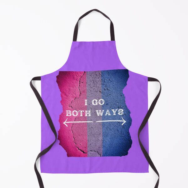 Item preview, I Go Both Ways Wall With The Bisexual Colors In Purple designed and sold by LuckyKermit.