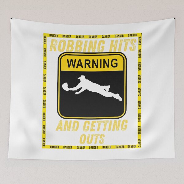 Item preview, Robbing Hits And Getting Outs Baseball  designed and sold by GarnersDesigns.