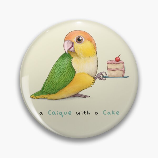Item preview, A Caique With A Cake designed and sold by SophieCorrigan.