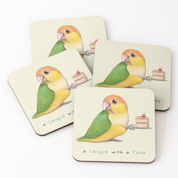 Item preview, A Caique With A Cake designed and sold by SophieCorrigan.