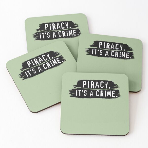 Item preview, Piracy  Its A Crime AntiPiracy PSA Advert Parody   designed and sold by OdaHaag.