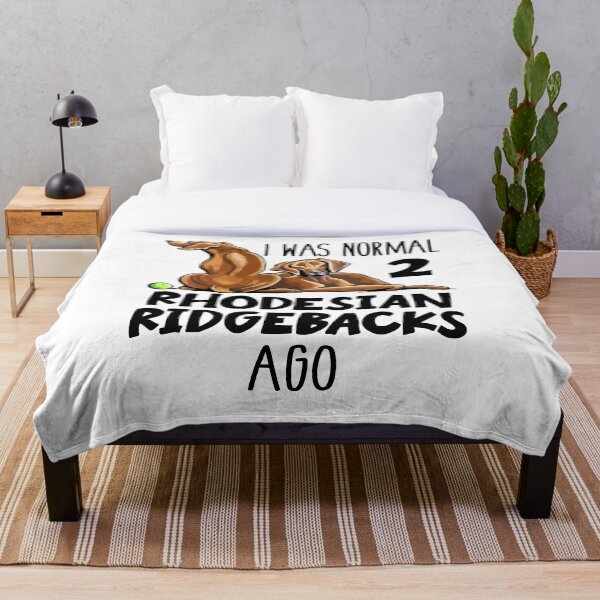 Item preview, Yo era normal hace dos Rhodesian Ridgebacks designed and sold by SunsetGloww.