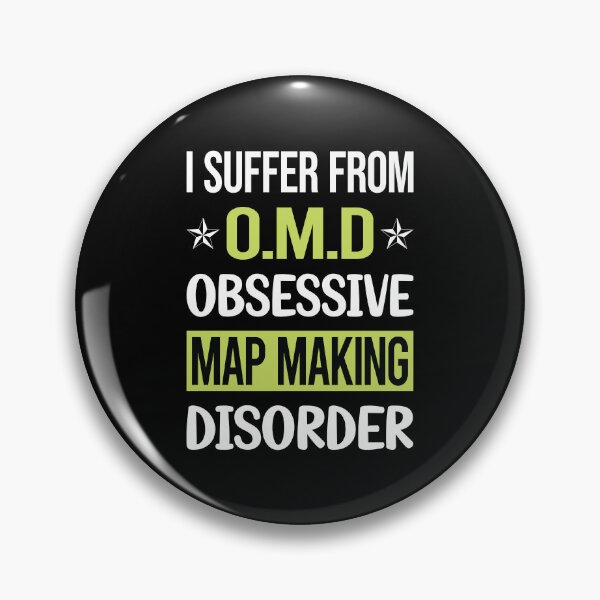Item preview, Obsessive Love Map Making Mapmaking Cartography Cartographer designed and sold by GobblesBeverley.